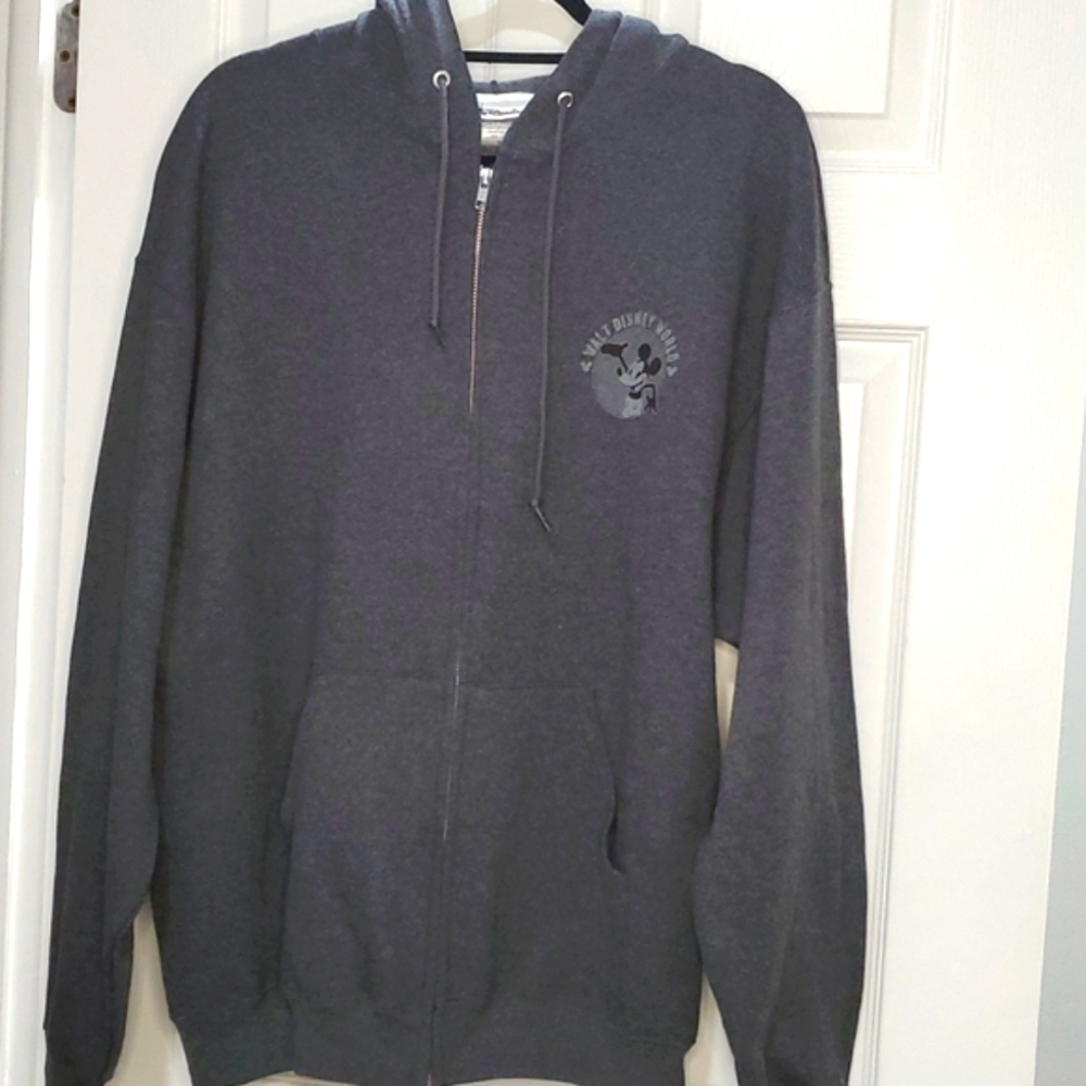 DISNEY EUC/NWOT HOODIE AUTHENTIC DISNEY PARK ZIPPERED SWEATSHIRT XL JACKET …